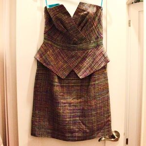 Trina Turk Multicolor Silk Mini Dress